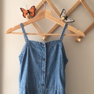 Abercrombie denim romper